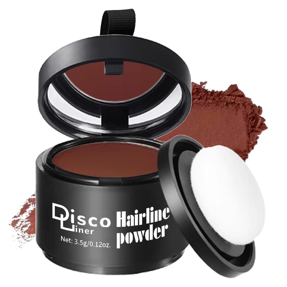 Invisible Hairline Powder - Volumizing Hair Fibers for Thinning Hair & Bald Spots | Instant Root Touch-Up, Water Resistant