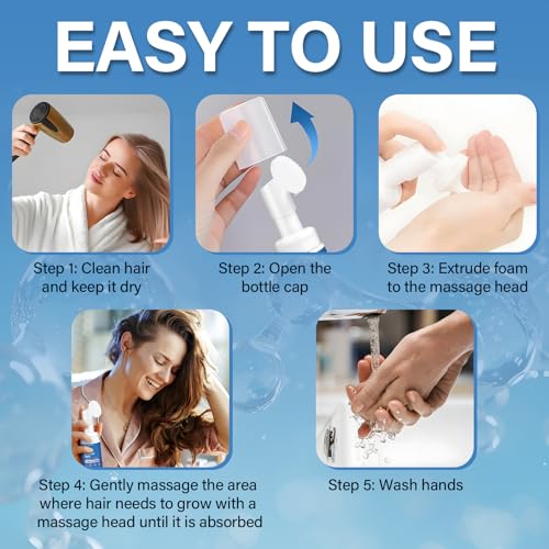 5% Minoxidil Hair Growth Foam for Thinning Hair - 2.11 oz