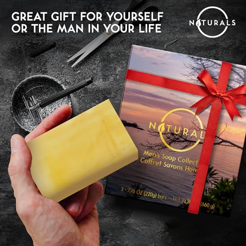 O Naturals Citrus Men's Soap Bar - Exfoliating & Moisturizing, 7.76 oz