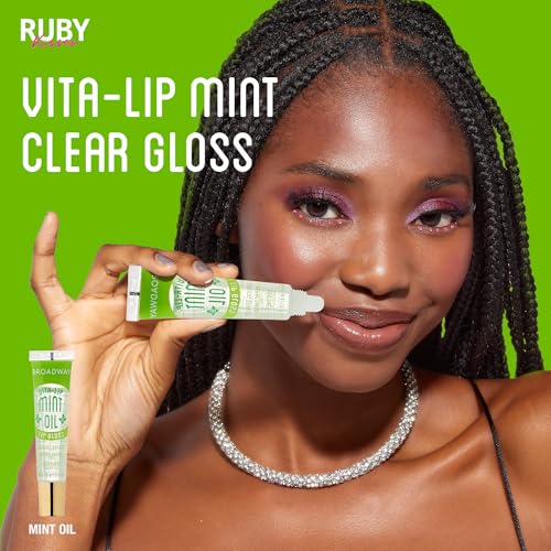 Ruby Kisses Vita-Lip Clear Lip Gloss 3 Pack - Mint Oil