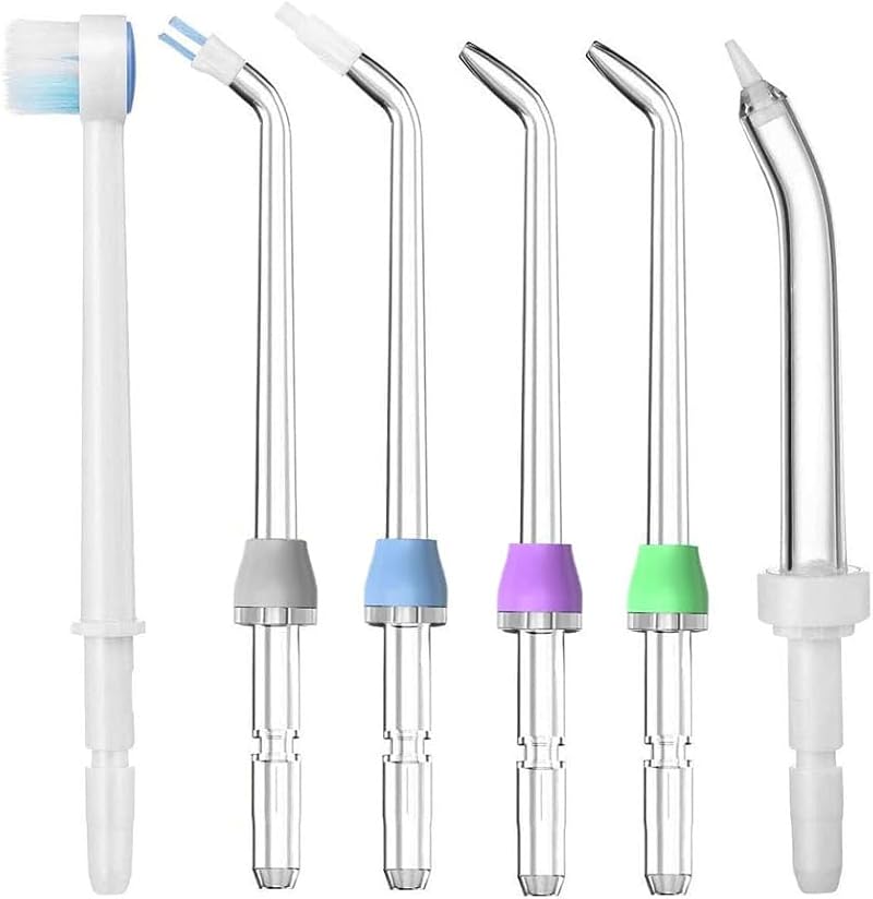 Waterpik Compatible Flosser Replacement Tips - 6 Piece Set