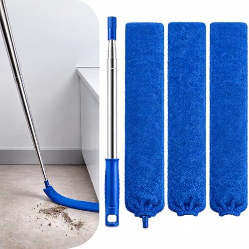 ELEANRA Retractable Gap Dust Cleaner with Extension Pole & 3 Cloths