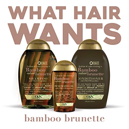 OGX Hydrate & Tone Reviving Bamboo Radiant Brunette Penetrating Oil 3.3 oz
