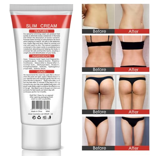 Slimming Hot Cream for Belly, Waist & Buttocks - Fat Burner
