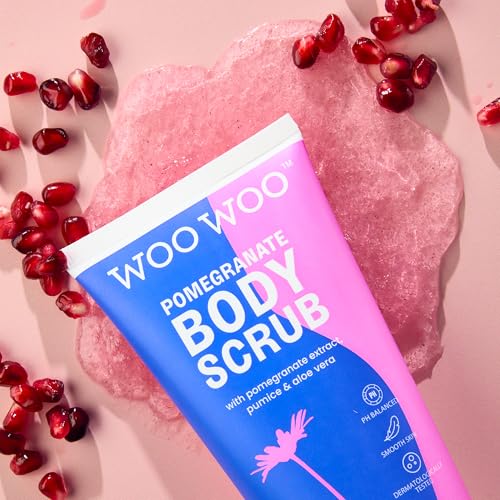 Natural Pomegranate Body Scrub – Exfoliating Vegan Formula for Smooth Skin