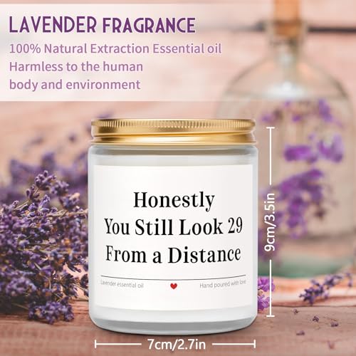 Funny 30th Birthday Candle for Women - Lavender Scented Gift