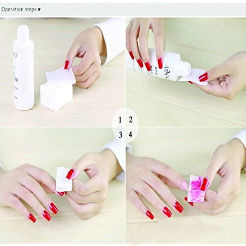 Onwon Lint Free Nail Wipes – 325 Count Cotton Pads for Nail Polish Remover