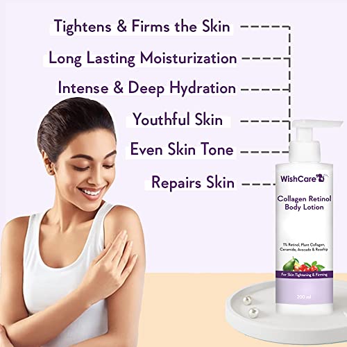 WishCare Collagen 1% Retinol Body Lotion for Skin Firming & Tightening