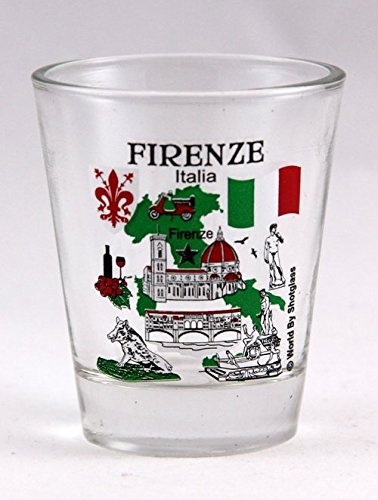 Florence Italy Souvenir Shot Glass - 2.25" Tall Collectible