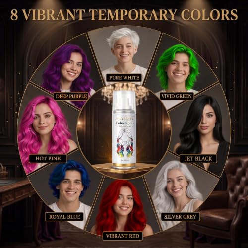 Waybesty Temporary Red Hair Color Spray - Washable Instant Hair Dye