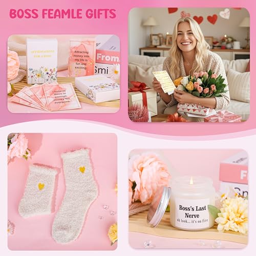 Boss Lady 11-Piece Gift Set - Appreciation Gift for Female Boss