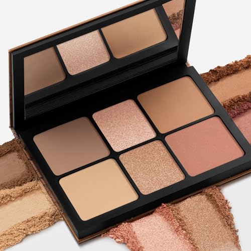 Smashbox The Cali Contour Palette | Six-Shade Contour Kit with Highlighter, Bronzer and Blush to add Dimension + Glow