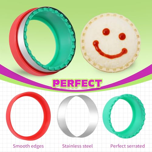 32-Piece Sandwich Cutter & Sealer Set for Fun Lunches