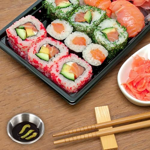 BoAn 304 Stainless Steel Dipping Bowls - Set of 6, 4.6 Inch Sauce Bowls for Condiments
