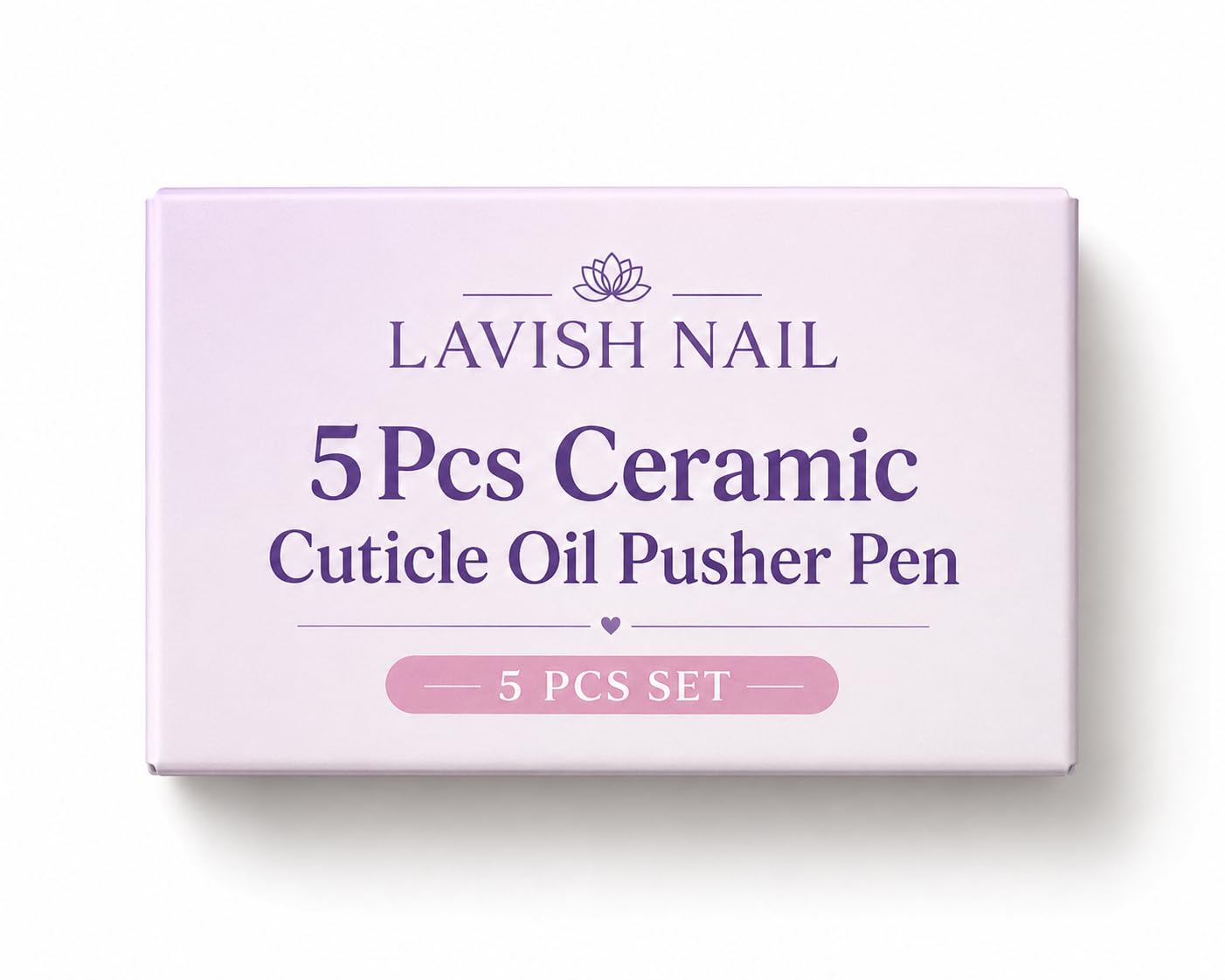 5Pcs Ceramic Cuticle Oil Pusher Pen