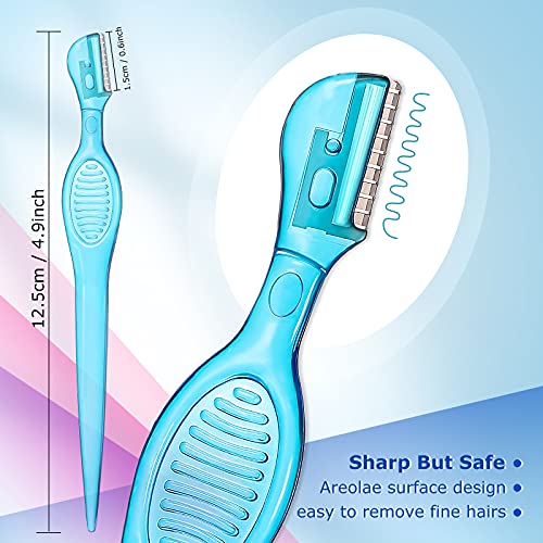 Honoson 8-Pack Eyebrow Razors for Women - Facial Hair Removal