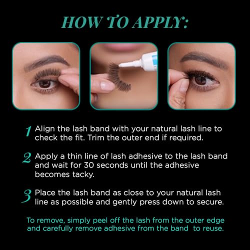 Ardell Natural 105 Black Lashes - 6 Pairs for Everyday Wear