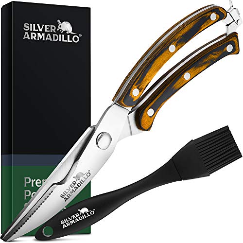 Heavy Duty Poultry Shears - Stainless Steel Kitchen Scissors