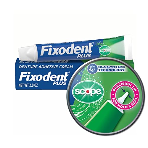 Fixodent Plus Scope Precision Hold & Seal Denture Adhesive Cream, 2 oz