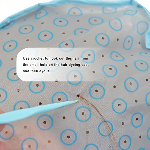Hair Coloring Kit with Highlight Cap & Crochet Hook - 3 Pcs