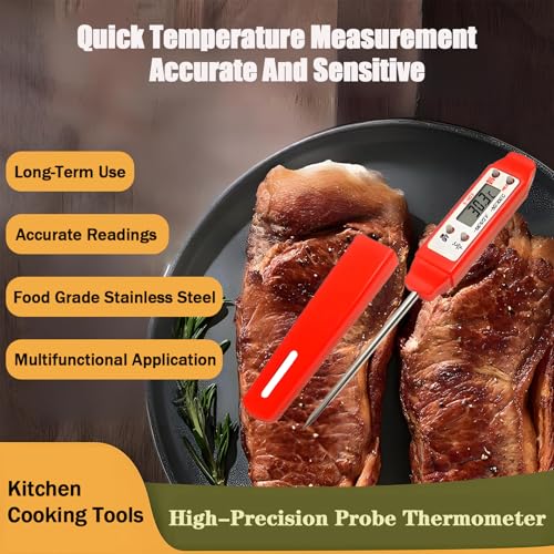 Digital Meat Thermometer - Instant Read Pen Style Kitchen Tool