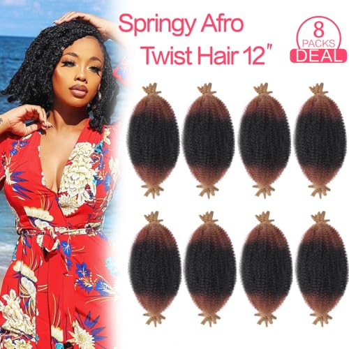 FEILIMEI 18-Inch Marley Twist Braiding Hair - 1B/30/27 Synthetic Extensions