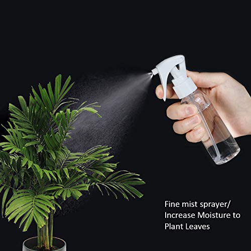 Travel Size 3.4oz Fine Mist Spray Bottle Set - 3pcs Refillable Containers with Funnel & Labels