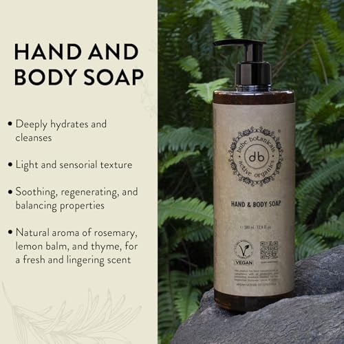 Bube Botanicals Natural Hand and Body Soap - Rosemary Lemon Thyme, 380ml