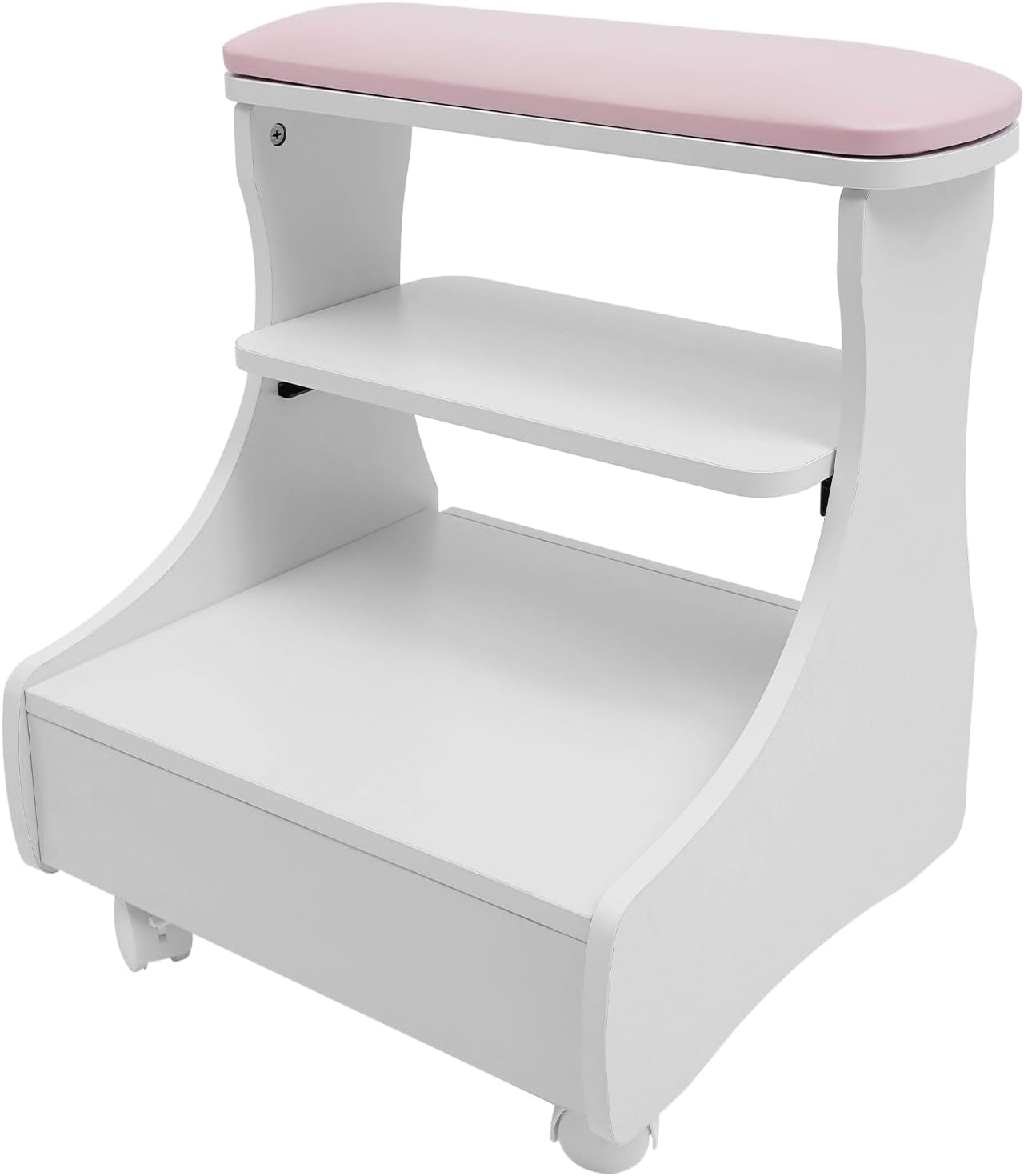 Pedicure Foot Rest Trolley - Rolling Foot Bath Stool with Wheels | 44.09 lbs Capacity