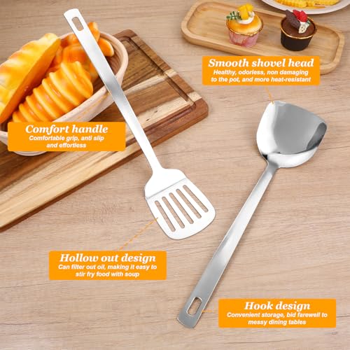 7-Piece Stainless Steel Kitchen Utensils Set with Ergonomic Handles