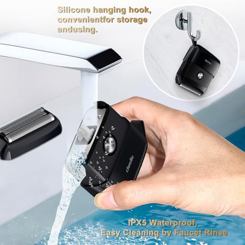 CIWELLU Mini Electric Foil Shaver for Men - Waterproof, Fast Charging