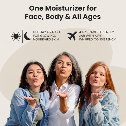Beautiful Being Skin Glow Grass-Fed Beef Tallow Moisturizer with Castor Oil - Peppermint, 2oz - Sensitive Skin Care