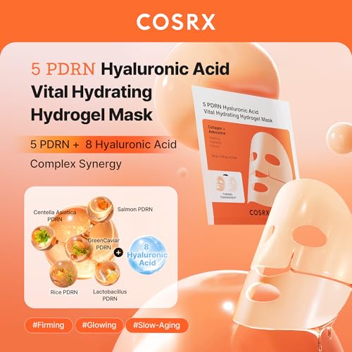 COSRX 5 PDRN Hyaluronic Gel Mask - Overnight Hydration & Firming