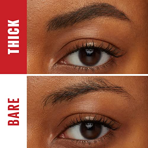 Maybelline Tattoo Studio Brow Gel - Waterproof Tinted Eyebrow Makeup, Black Brown