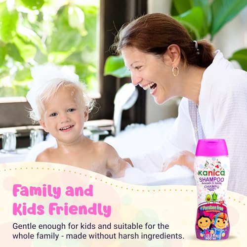 KANICA Paraben-Free Aloe Vera & Avocado Shampoo 13.5 Fl Oz - Family Hair Care