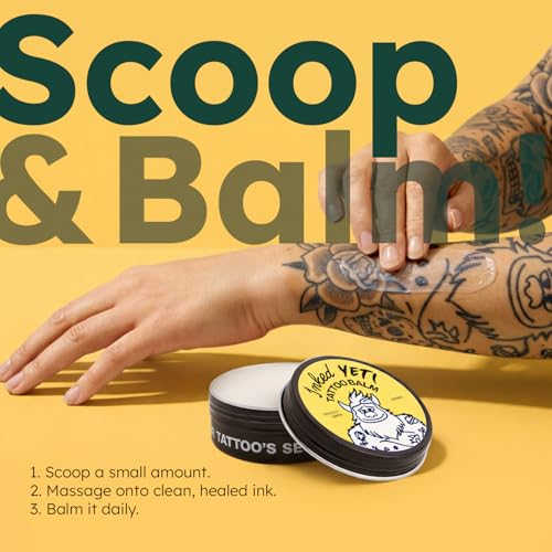 Inked Yeti Vegan Tattoo Balm & Aftercare Moisturizer - 3 oz