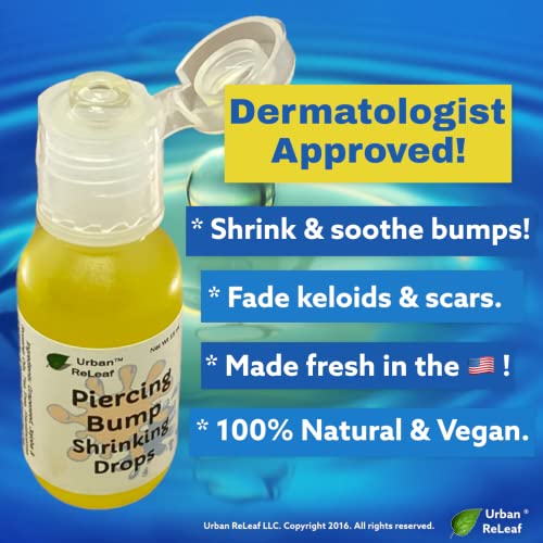 Urban ReLeaf Piercing Bump Shrinking Drops - Natural Aftercare for Scars & Nodules
