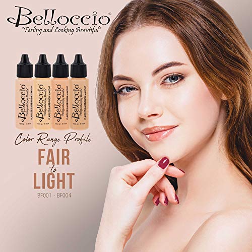 Belloccio Professional Airbrush Foundation - 1/2oz Buff Light