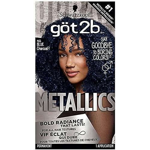 Got2B Metallics Permanent Hair Color - M66 Blue Charcoal