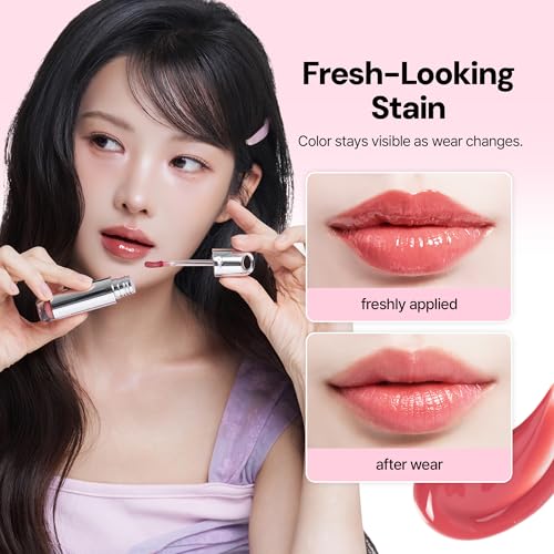 Oiad Slayn Hyper Glow Lip Gloss Tint - Long-Lasting Non-Sticky Glassy Shine