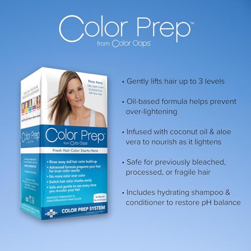 Color Oops Color Prep Hair Dye Remover - Ammonia & Bleach Free Formula