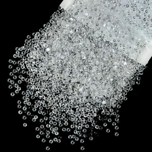 5300PCS 3mm Clear Resin Rhinestones for Crafts & Nail Art