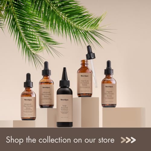 Newnique Organic Hair Growth Oil with Rosemary & Biotin – Vegan Hair Care for Thicker, Fuller Hair