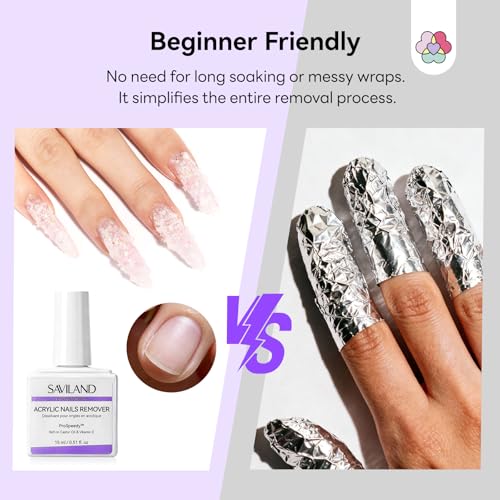 16pcs Acrylic Nail Remover Kit Set - Gentle, Fast & Nourishing Gel & Dip Polish Removal