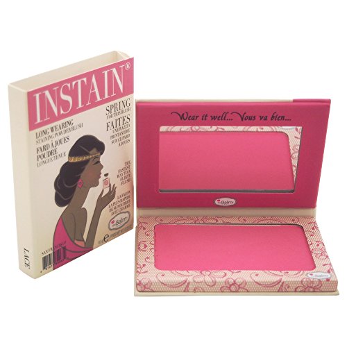 theBalm INSTAIN Lace Blush - Long-Wearing Powder for All Skin Tones