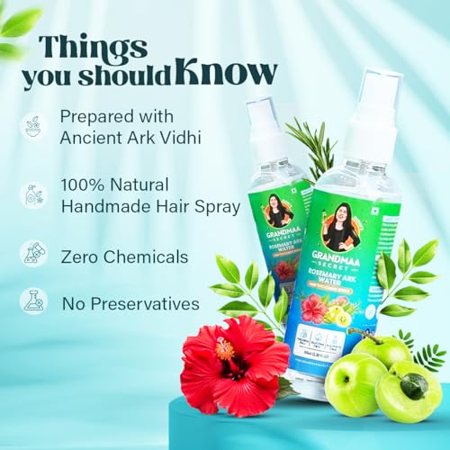 Nidhi's Grandmaa Secret Rosemary Hair Thickening Mist - 100ml Natural Spray