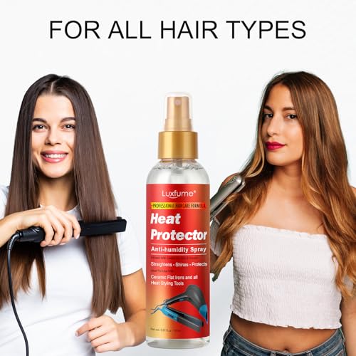 Luxfume Heat Protection Spray for Hair - Smooths & Hydrates
