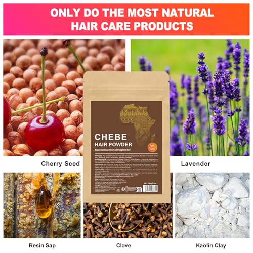 Organic Chebe Powder for Hair Growth - 100g Hair Treatment