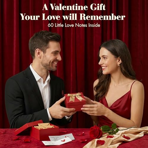 STOFINITY 60 Mini Love Notes with Envelopes for Couples