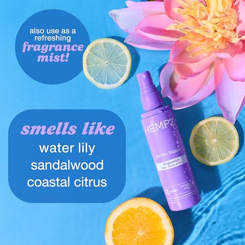 Hempz Magnesium Body Spray - Serene Waters, 3.4 fl. oz. Hydrating Mist